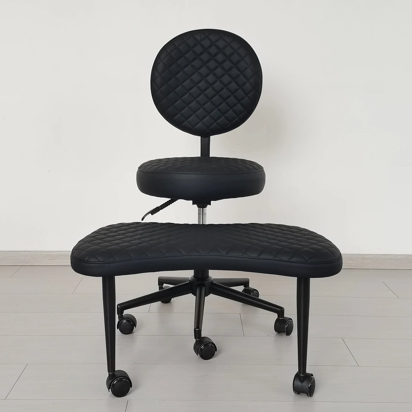 Cross Legged Chair - Meditation Chair With Wheels  ADHD Chair Height Adjustable Seat  Adjustable Footstool
