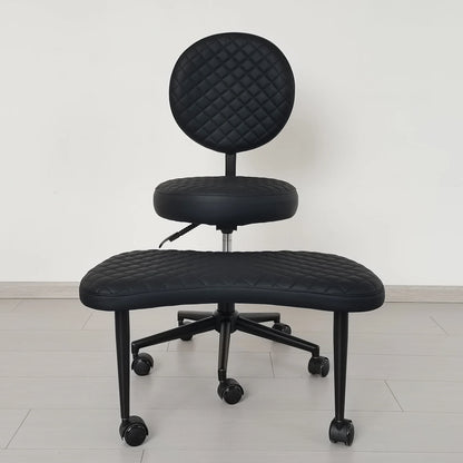 Cross Legged Chair - Meditation Chair With Wheels  ADHD Chair Height Adjustable Seat  Adjustable Footstool