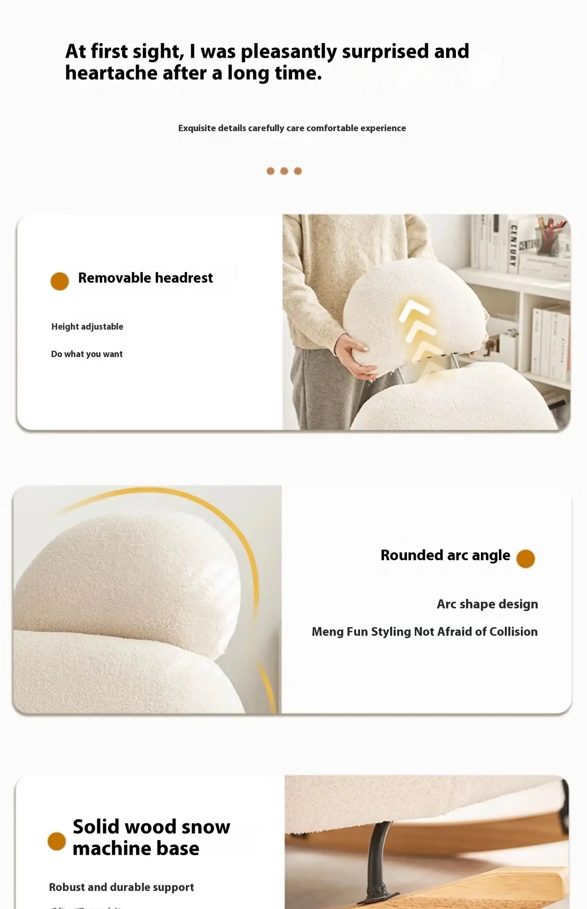Modern Ergonomic White Chairs Minimalist Living Room Recliner Lounge Chairs Floor Bedroom Articulos Para El Hogar Home Decor