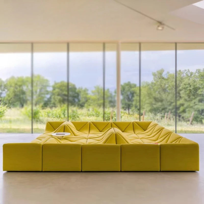 Creative Dune Sofa Fabric Modern Simple Villa Clubhouse Resting Area Designer Module Free Combination Furniture