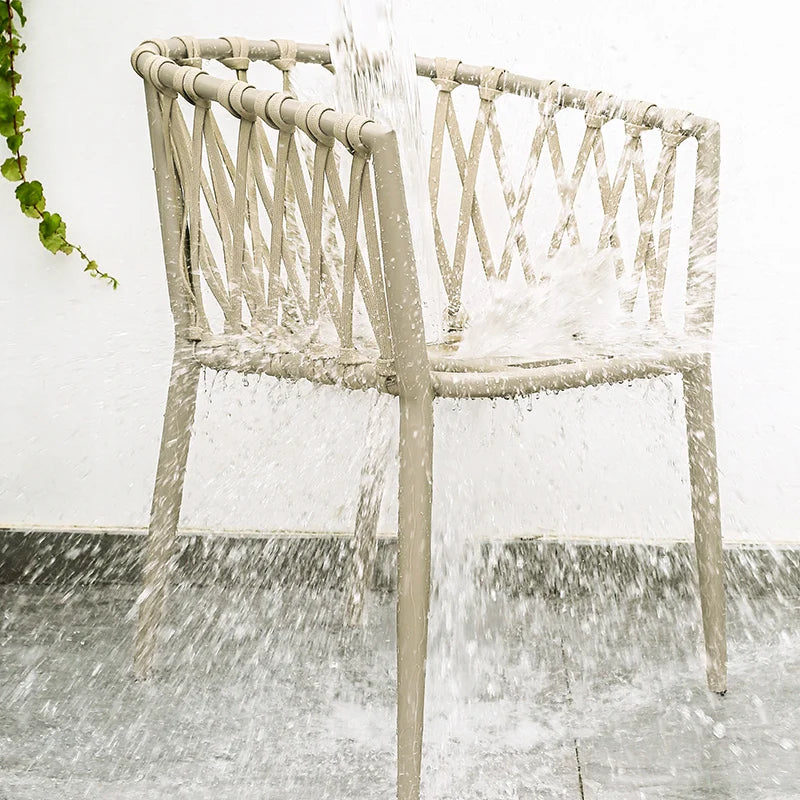 Factory Wholesale Good Quality Modern Wpc Patio Table And Chairs Set Talking Dining Furniture