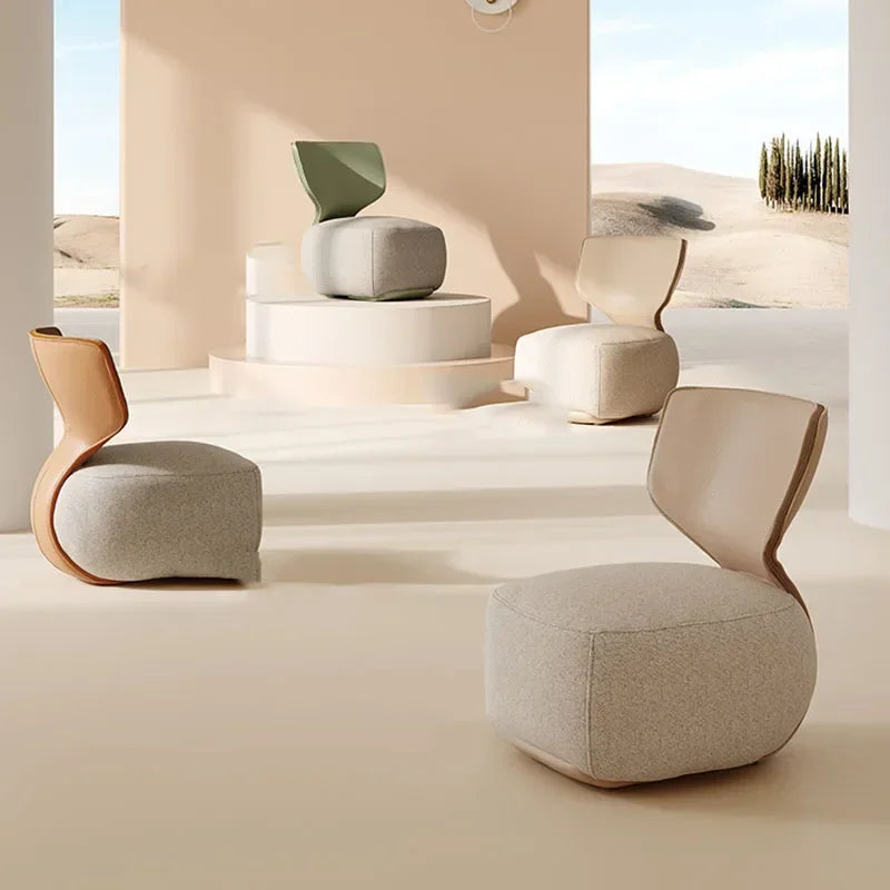 Designer Unique Living Room Chairs Antiques Ergonomic Banquet Relax Dining Chairs Luxury Foldable chair Modernos Furnitures