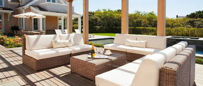 PatioLix 8 Piece Patio Furniture with 44