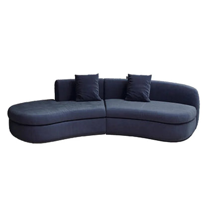 Semicircular Curved Sofa Special-shaped Burgundy Beauty Salon Clothing Store Hotel Lobby Office Lounge Area Reception