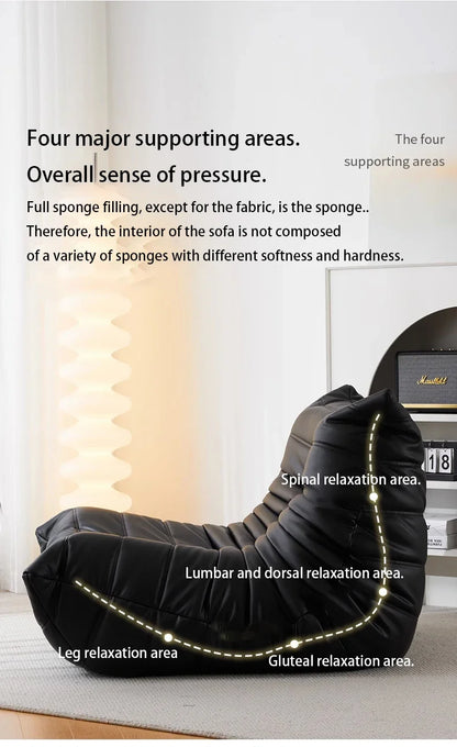 Caterpillar sofa togo modern living room balcony lounge lazy sofa available white lamb wool sofa