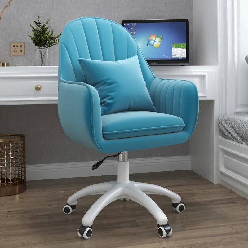 Executive Dormitory Lift Swivel Computer Chair Home Hotel Backrest Office Chairs Study Learning Bedroom Casual Makeup Chair