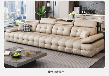 Modern Leather Living Room Sofas Couch Lazy Nordic Luxury Minimalist Living Room Sofas Lounge Designer Muebles Home Furniture