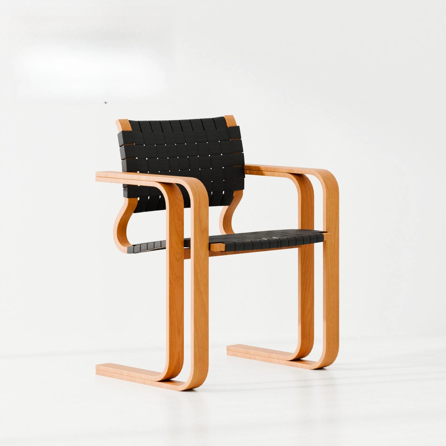 Moka Mocha Woven Chair Retro Solid Wood Designer Single Chair Medium Antique Creative Restaurant Chair