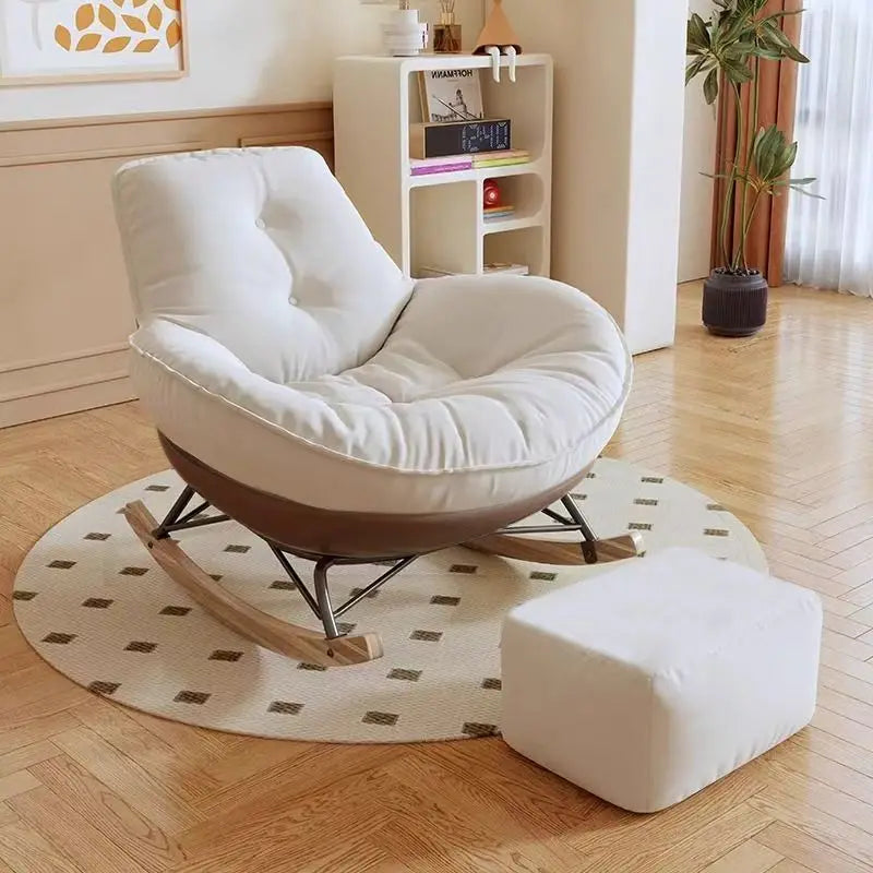 Lazy Couch Penguin Rocking Chair Indoor Leisure Rocking Chair Lounge Chair Rocking Daybed Adult Lounge Snail Balcony Home Egg