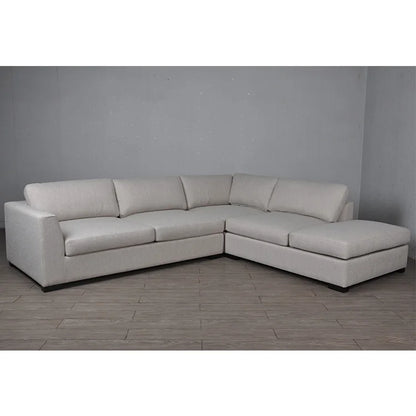 SAT Hot Sale Modern L-Shape Combination Wooden Sofa Family Apartment Villa or Hotel Use