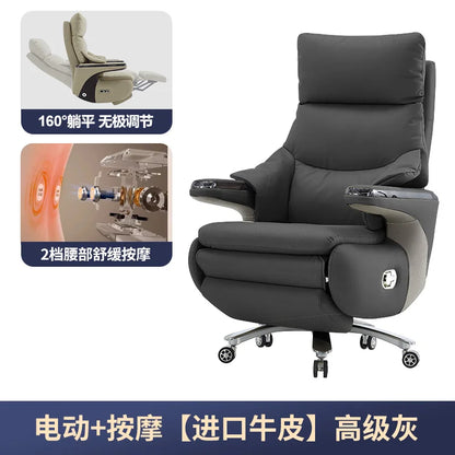 Swivel Beige Office Chair Reclining Adjustable Designer Relaxing Office Chairs Comfortable Wheels Gaming Stuhl Home Furniture