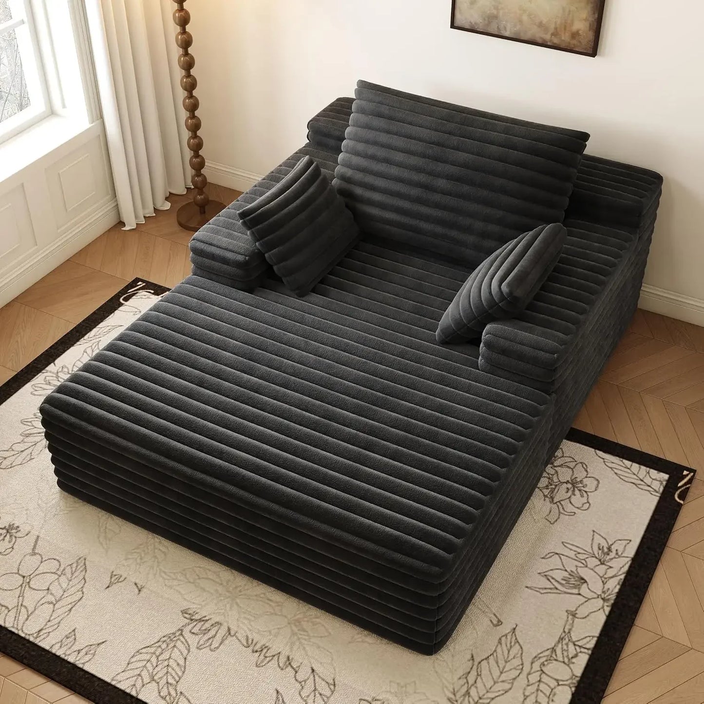 Cloud Plush Sofa Bed,Upholstered Boneless Cloud Sofa Deep Seat