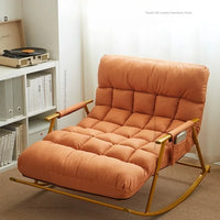 Nordic Creative Lazy Rocking Chair Modern Luxury Balcony Living Room Recliner Bedroom Leisure Home Furniture Sillas Rosas FYRC