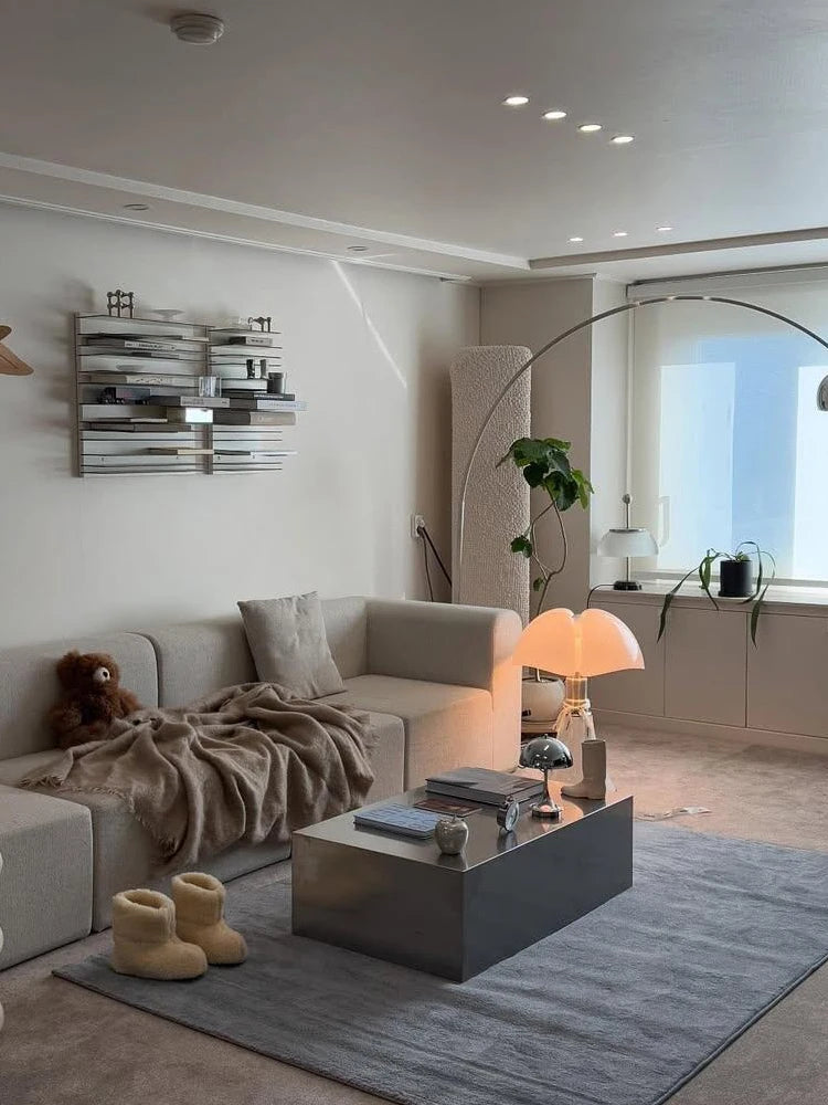 Unique Modern Coffee Table Metal Aesthetic Simple Living Room Decoration Coffee Table Center Italian Meubles Salon Furniture