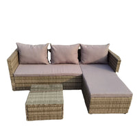 Classic Modern Rattan Outdoor Sofa Economical Resort Teak Furniture for Outdoor Living Spaces