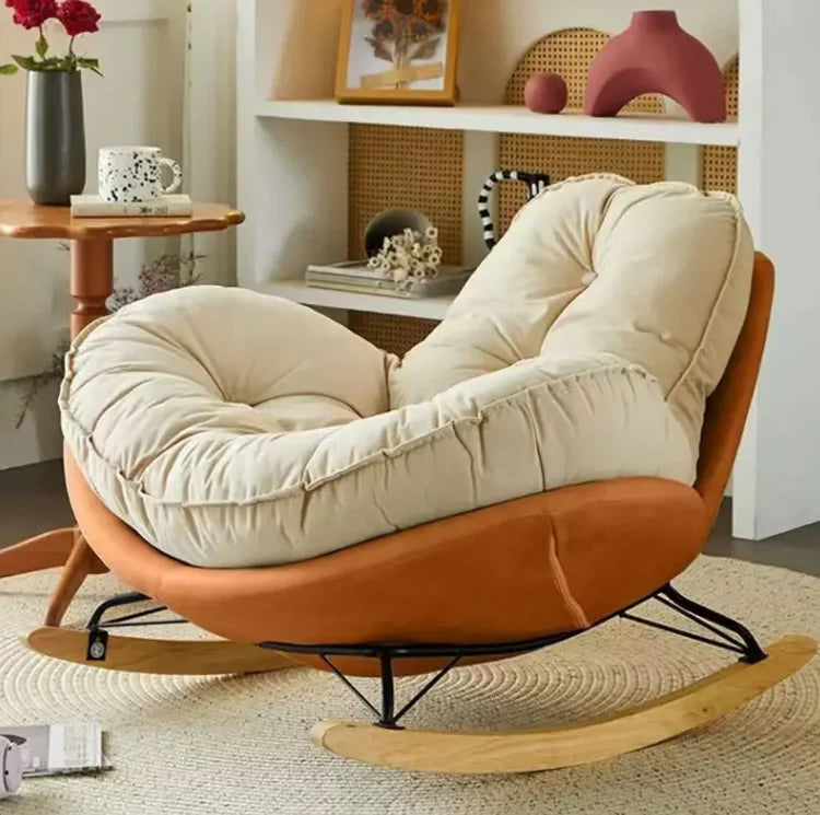 Lazy Couch Penguin Rocking Chair Indoor Leisure Rocking Chair Lounge Chair Rocking Daybed Adult Lounge Snail Balcony Home Egg