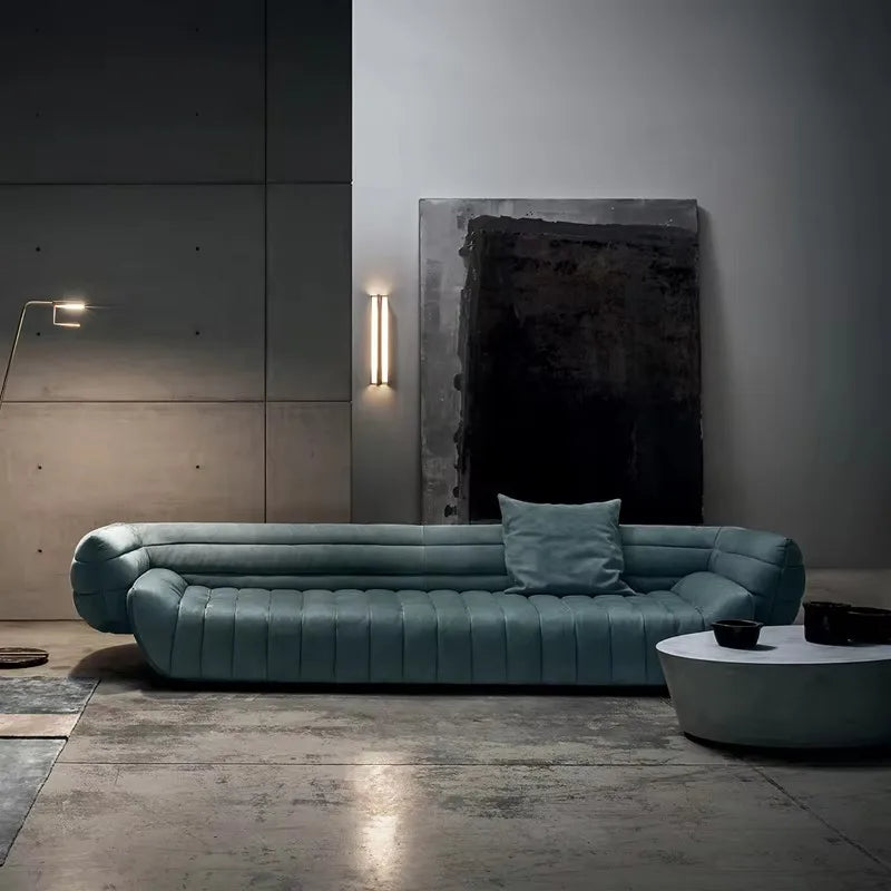 Living Room Home Furniture Italian Modern Design Sofa for Four Nordic Style Velvet Fabric Sofa Set