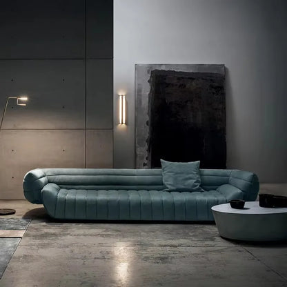 Living Room Home Furniture Italian Modern Design Sofa for Four Nordic Style Velvet Fabric Sofa Set