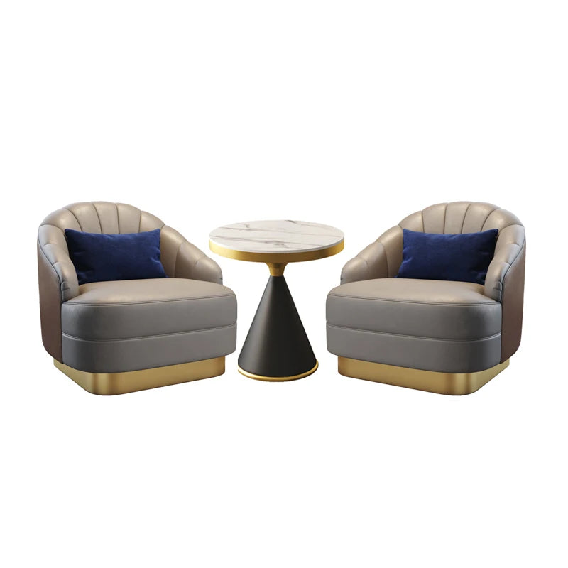 Chaises de canapé de salon modernes nordiques, piste de réception confortable, meubles de salon, balcon confortable, luxe