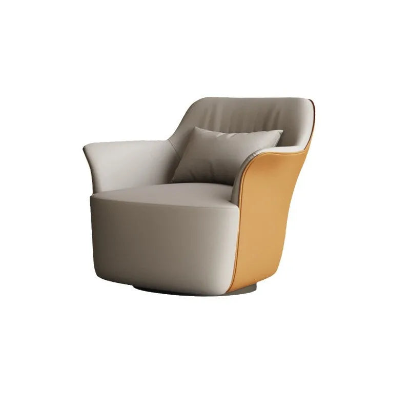 Italian style, light luxury, sofa chair, business, reception, rotating