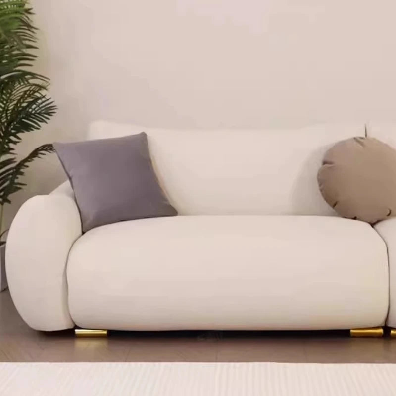 Nordic Cloud Living Room Sofas Cream Loveseat Tiny House Comfortable Living Room Sofas Relaxing Ergonomics Muebles Furniture