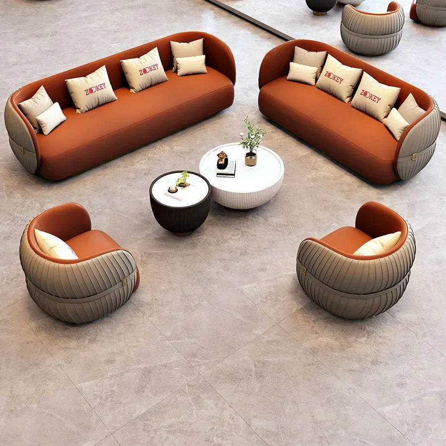 Simple Backrest Chairs for Conference Room Drawers Modern Wooden Luxury Nordic Salon Designer Lounge Back Office Furniture