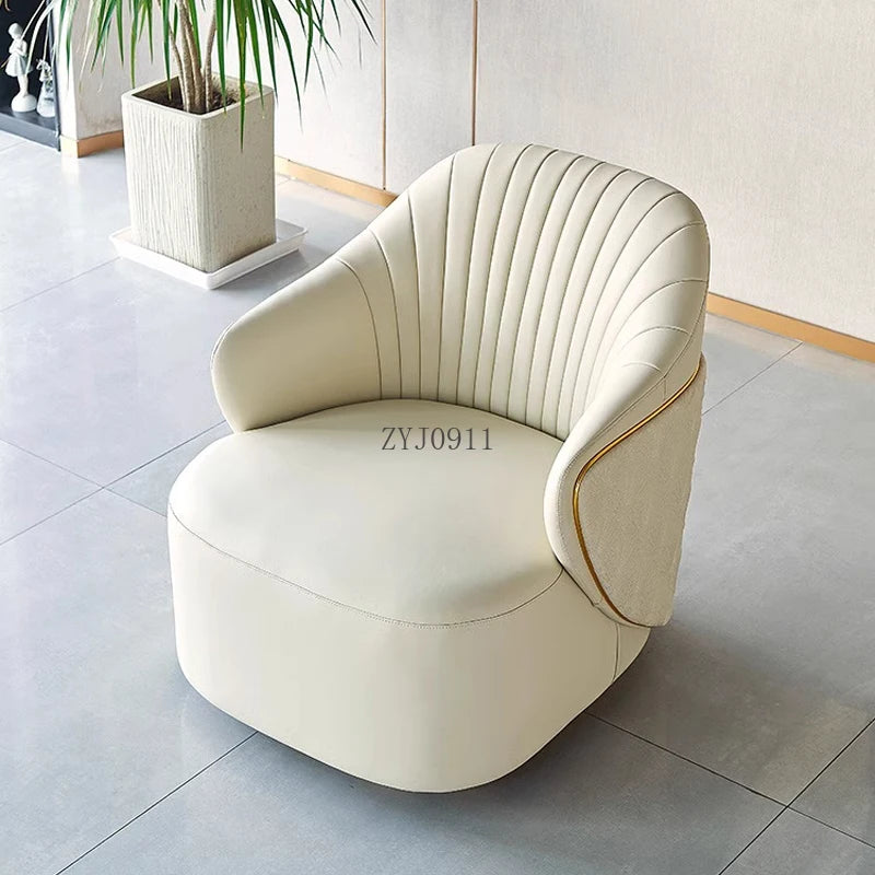 Modern Casual Rotating Leisure Chair Luxury Living Room Home Furniture Hotel Sofa Chair