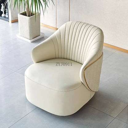 Modern Casual Rotating Leisure Chair Luxury Living Room Home Furniture Hotel Sofa Chair