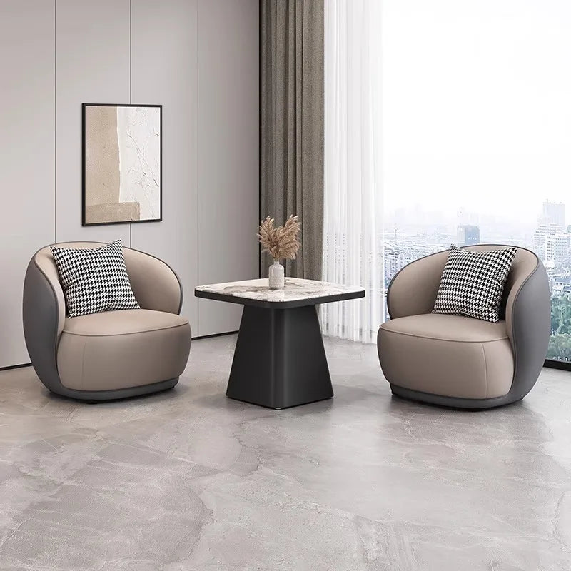 Negotiation table and chair combination lounge area light luxury modern lounge area reception table negotiation table sales