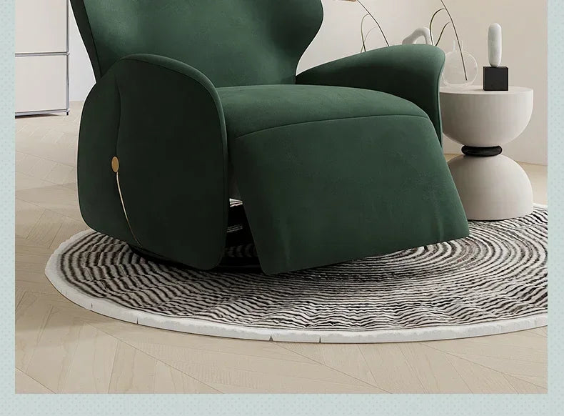 Single-Seat Sofa Stoel Stof Vrijetijdsstoel Woonkamer Licht Luxe Designer Elektrische Functionele Fauteuil