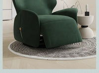 Single-Seat Sofa Stoel Stof Vrijetijdsstoel Woonkamer Licht Luxe Designer Elektrische Functionele Fauteuil