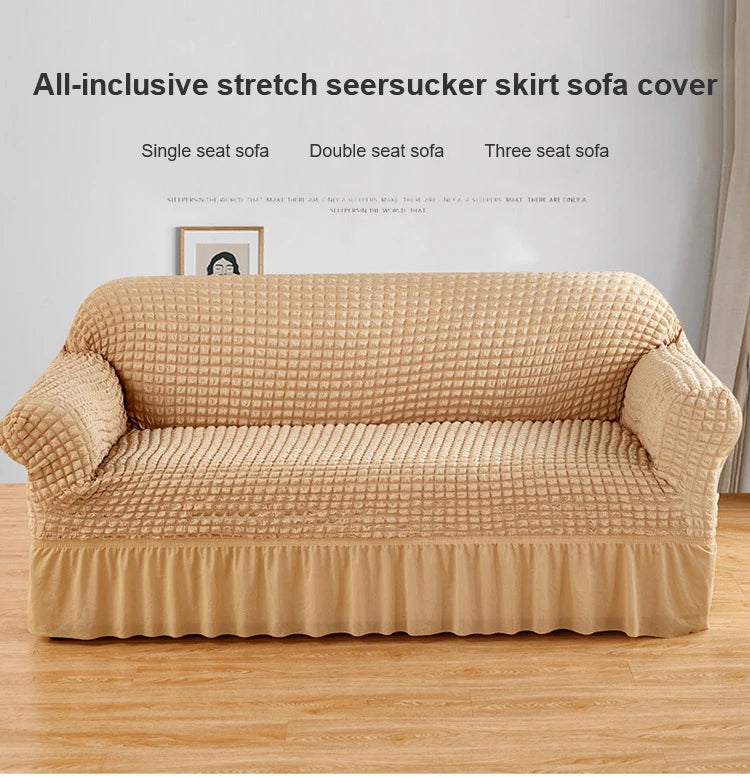 Straight Sofa Cover for Couch, Armchair Covers, 2 and 3 Seats, Corner Living Room, Modern Sides, Chair Elastic Set Furniture