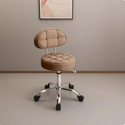 Big work stool hair cutting chair rotating lifting round stool pulley hair salon special beauty stool