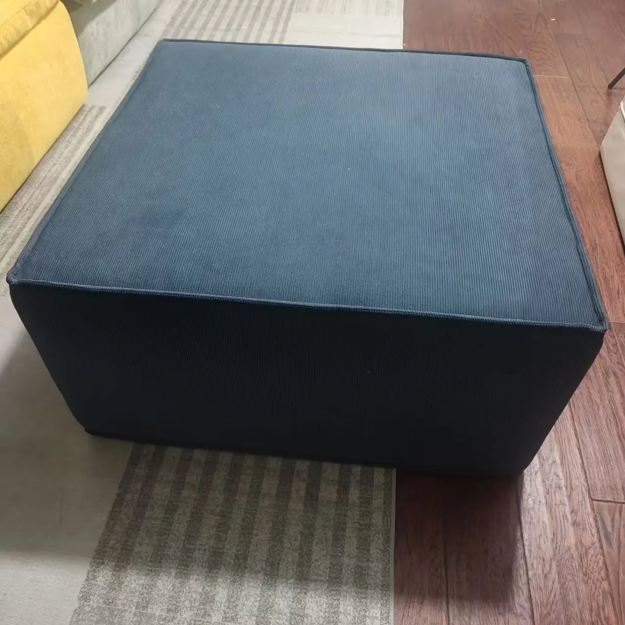 Set Vacuum Compression Combination Sofa Tofu Block Corduroy Fabric Pure Sponge Frameless Roll Up Living Room Export Pure