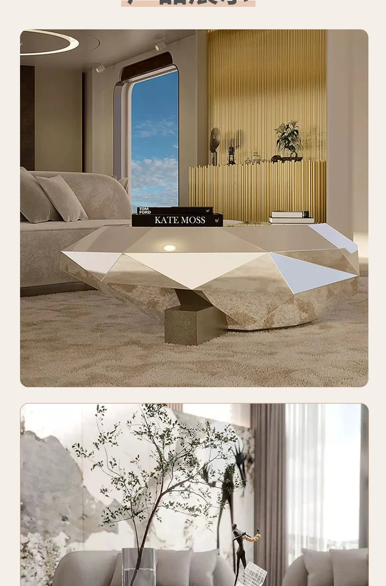 Modern Luxury Coffee Table Nordic Small Designer Books Industrial Coffee Table Clear Simple Cheap Metal Meubles Home Furniture