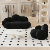 Simple Small Apartment Living Room Sofas Nordic Home Balcony Single Back Sofa Chair Beauty Salon Lounge Reception Double Sofas