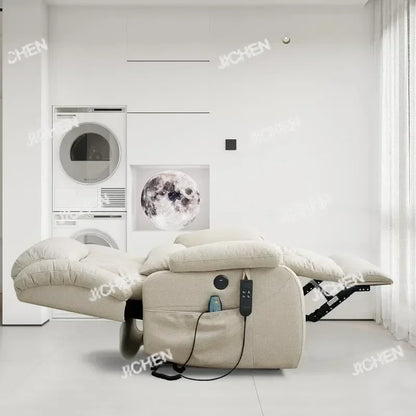 ZQ Dual Motor Sleeper Chair With Massage And Heating Functions Suitable For The Elderly Unlimited Electric Lift Chair, Flat Lyin