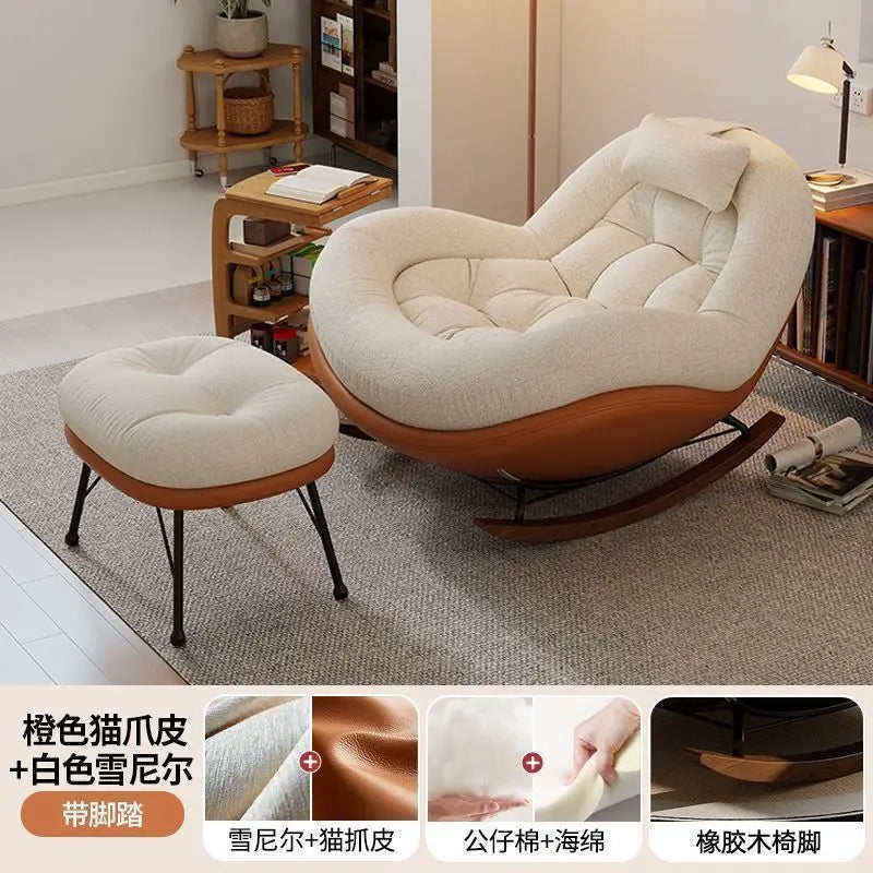 For Rocking Chair Recliner, Living Room Home Leisure Adult Sofa