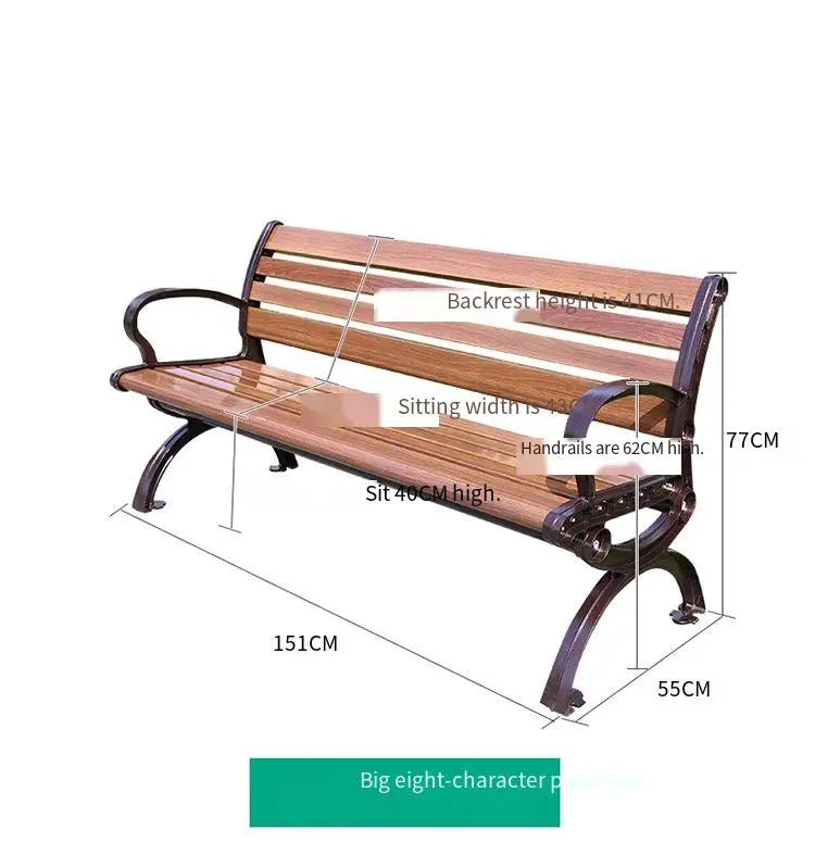 Automatic Convertible Contemporary Plastic Wood Waterproof Sunscreen Aluminum Alloy Park Chair & Outdoor Bench