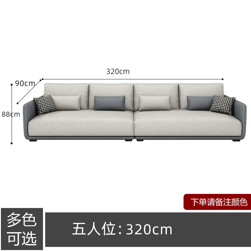 Designer Simple Soft Couches Living Room Comfortable Wood Luxury Modern Sofa Puffs Nordic Home Couch Wohnzimmer Home Furniture