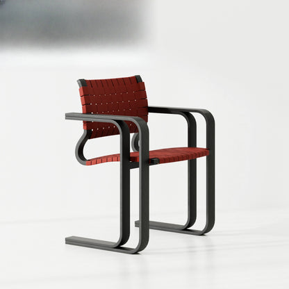 Woven chair retro solid wood designer single chair antique creative restaurant chair