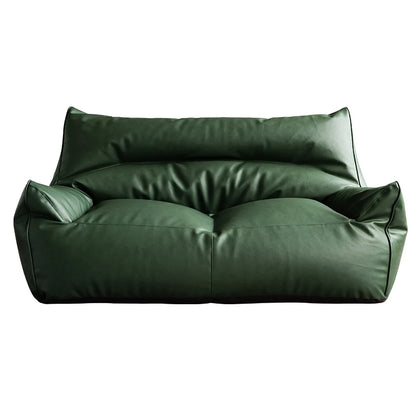 OTAUTAU 1-2 Seat Faux Leather Bean Bag Cover Couch Armchair Pouf Beanbag Cover SF433【No Filler!Need Buy Filler Yourself !】
