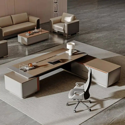 Drawers Wood Office Desks Organizer Stand Computer Portable Office Desks Study Modern Mesas De Computador Office Furniture