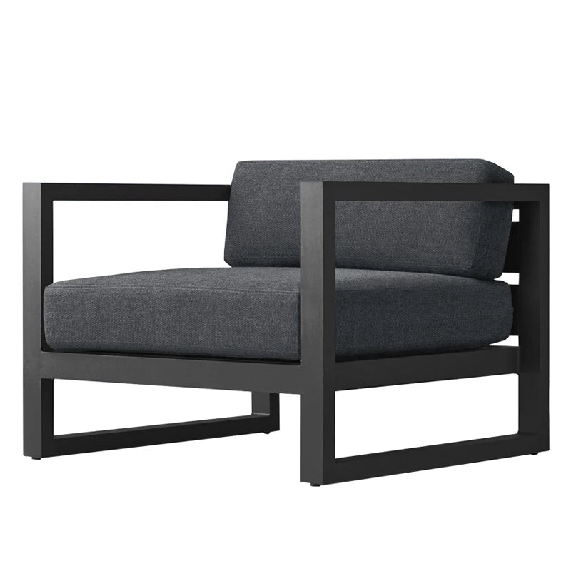 Outdoor sofa balcony Aluminum alloy open-air balcony Corner double three outdoor lazy courtyard Sunscreen rattan leisure
