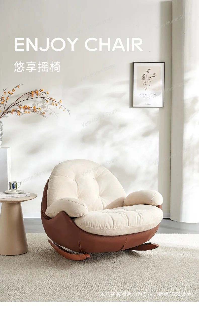Rocking Lounge Living Room Chairs Gaming Mobile Reading Designer Chairs Luxury Bedroom Comfortable Fauteuil Salon Home Furniture