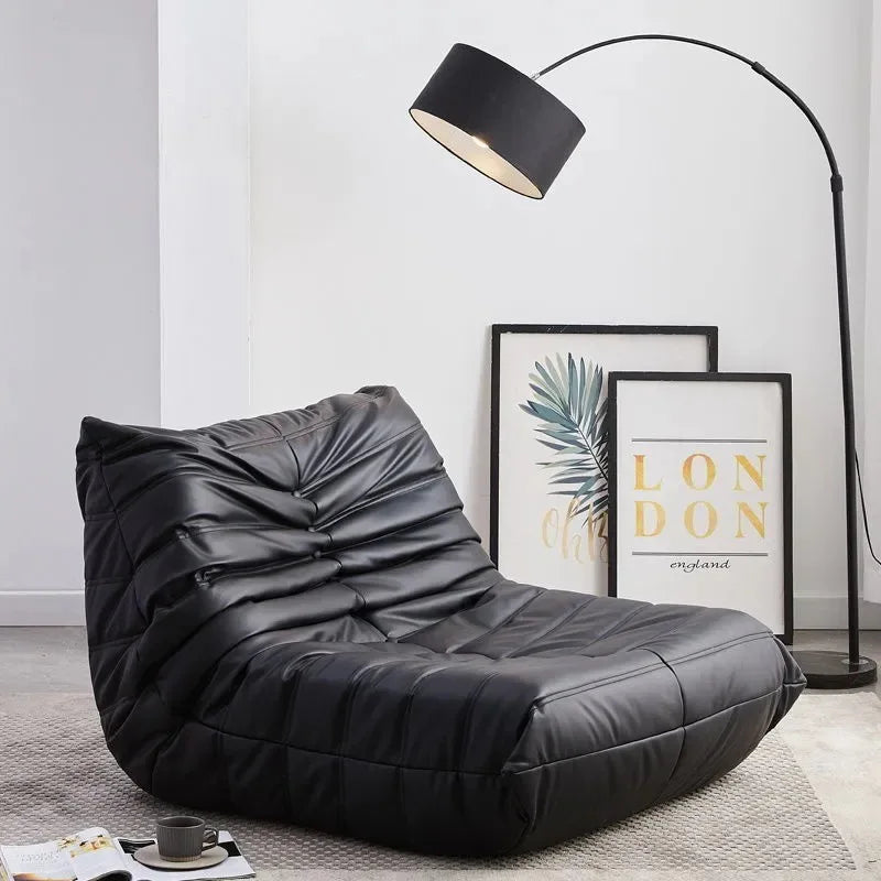 Luxury living room sofa soft suede oversized chair lazy sofa modern living room net red caterpillar technology cloth sofa