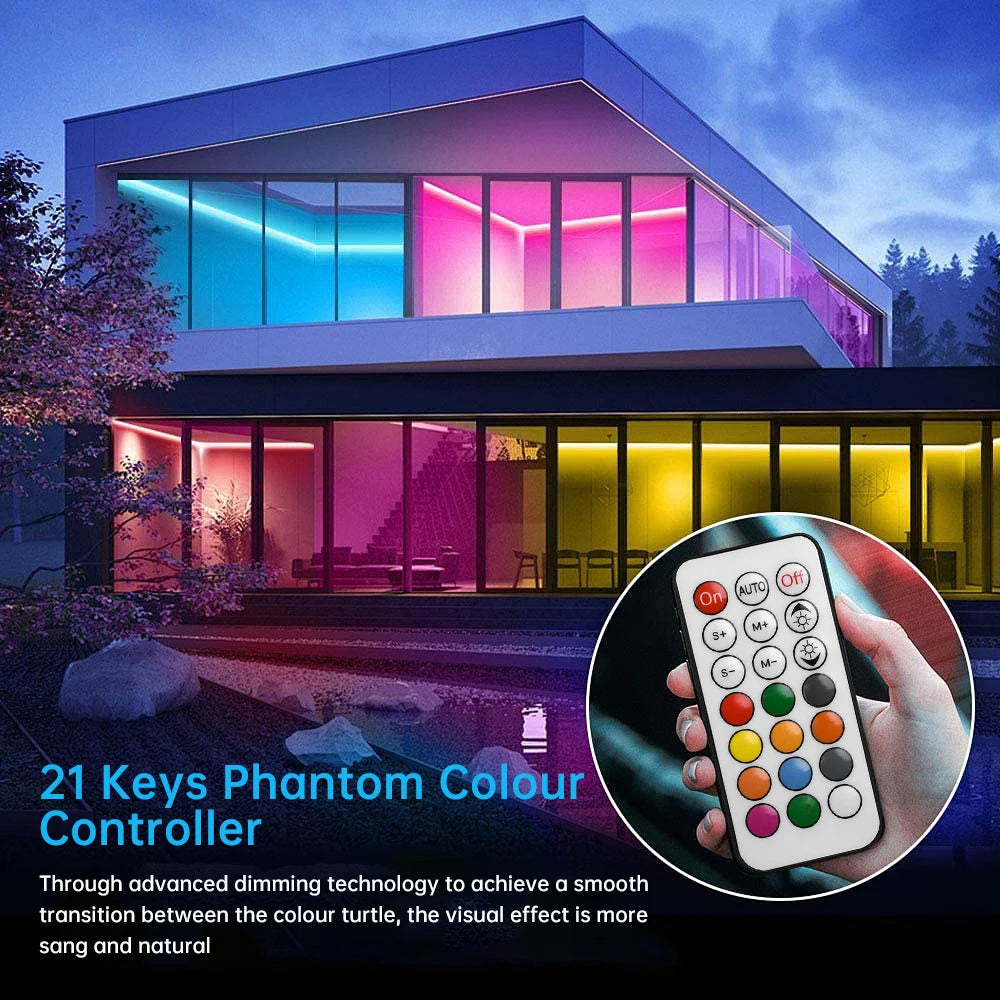 21 Key LED Controller Colorful LED Strip Controller RF Wireless Remote Control For LED Strip Dimmer Dimming Switch DC5-24V