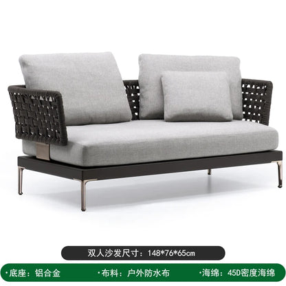Minimalist Design Outdoor Sofas Personality Nordic Creative Garden Sofas Fashion Party Outdoor Furniture Gartenstuhl Lshysf