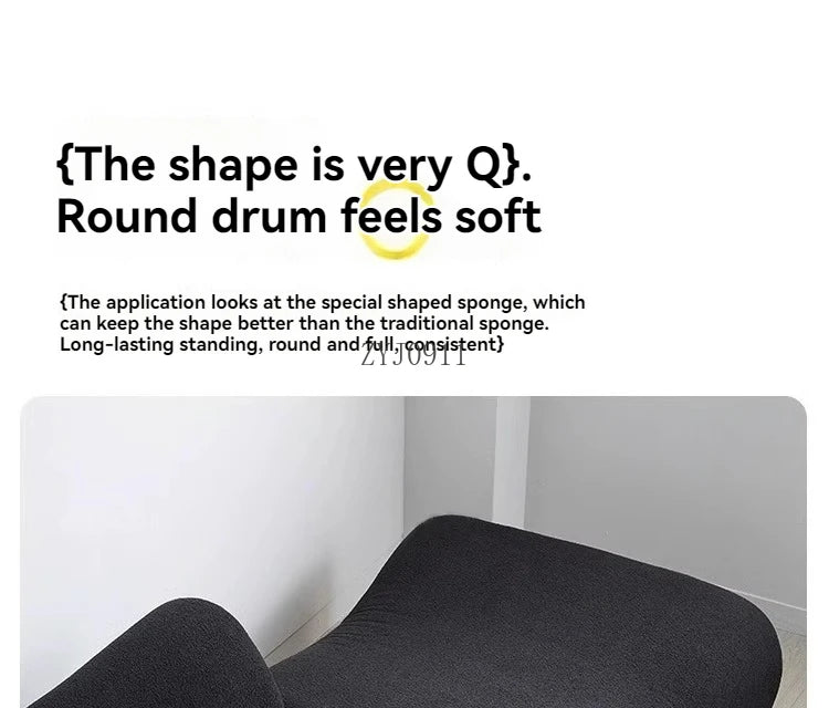 Cute, comfortable and high-quality living room cashmere compression sofa set furniture