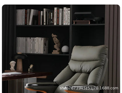 Intelligent electric leather office chair study computer chair president chair high frequency pulse